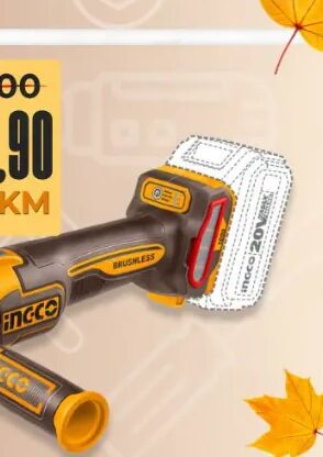 INGCO Aku brusilica 20 V