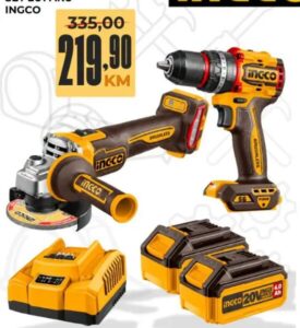 INGCO Set 2u1 aku, Belamionix