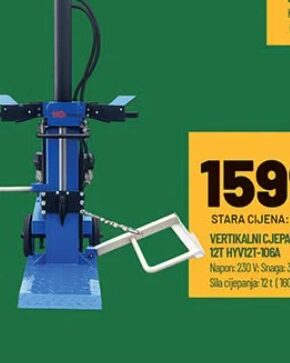 Ingco vertikalni cepač za drva 12T HYVIOT-106A 12 t