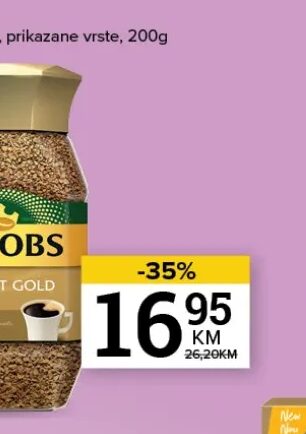 Jacobs Cronat Gold instant kafa 200 g