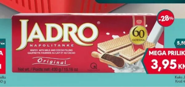 Jadro napolitanke 430 g