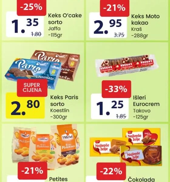 Jaffa Keks O'cake sorto 115gr