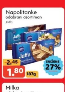 Jaffa Napolitanke odabrani asortiman 187 g, Amko