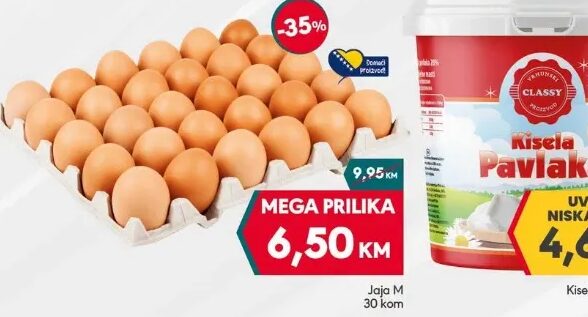 Jaja M 30 kom