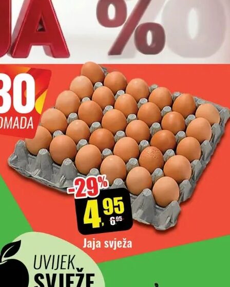 Jaja svježa 30 kom
