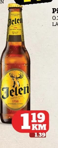 Jelen pivo 0.33 l