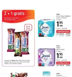Jessa Active Shape higijenski ulošci 16 kom, dm