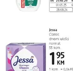 Jessa Classic dnevni ulošci normal 55 kom