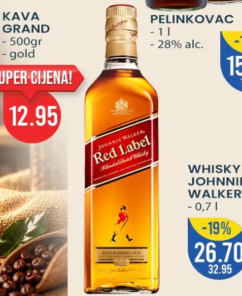 Johnnie Walker Red Label Whisky 0,7 l