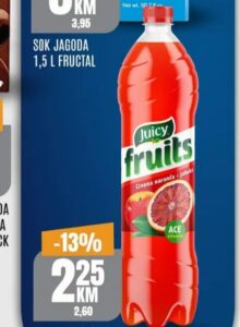 Juicy Fruits Sok Crvena narandža - jabuka 1,5 l, Bingo