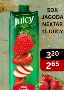 Juicy Jagoda Nektar 1 l, Bazar