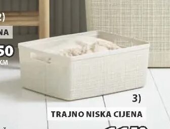 JUTE korpa Š27xD36xV15 cm