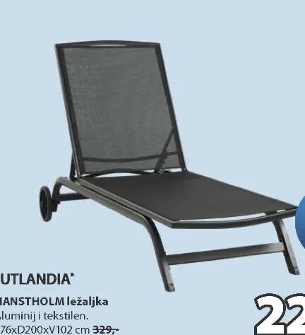 JUTLANDIA HANSTHOLM ležaljka