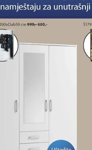 JYSK VELLERUP ormar 200x200x59 cm
