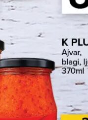 K PLUS Ajvar 370ml, Konzum i Mercator