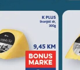 K Plus livanjski sir 300 g