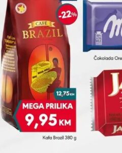 Kafa Brazil 380 g, Mega diskont