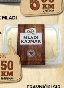 Kajmak mladi 200 g, Konzum i Mercator