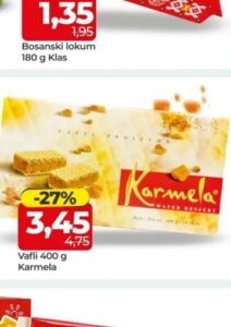 Karmela Vafl 400 g, Bingo