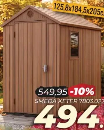 Keter 7803.022 125,8x184,5x205cm