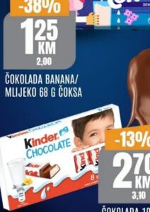 Kinder Chocolate čokolada 100 g, Bingo