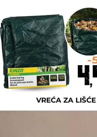 Kinzo vreća za lišće 120 l