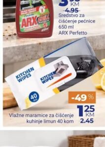 Kitchen Wipes Vlažne maramice za čišćenje kuhinje 40 kom, Bingo