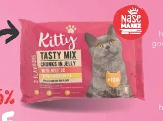 Kitty hrana za mačke 4x100g