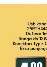 KLOO Usb kabal 25RTH444 1m, Robot