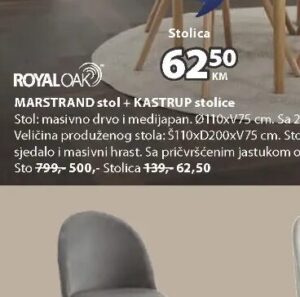 KOKKEDAL trpezarijska stolica