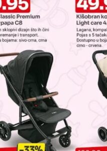 Kolica Classic Premium black Kathie, Bingo
