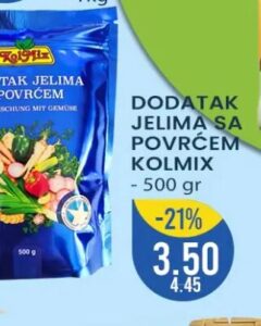 Kolmix Dodatak jelima sa povrćem 500 gr, FIS