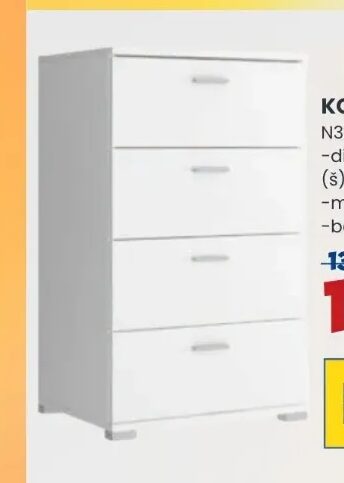 Komoda G60S4 60 x 32 x 82 cm