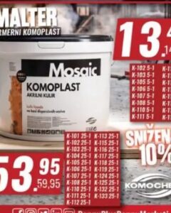 Komoplast mermerni kulir 25 kg, Penny