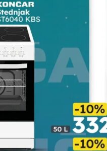 KONČAR Štednjak ST6040 KBS, Omega Shop
