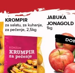 Konzum krumpir za kuhanje 2.5 kg