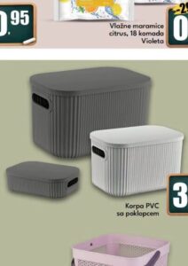 Korpa PVC sa poklopcem, Robot