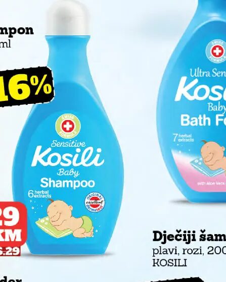 Kosili Baby šampon 400 ml