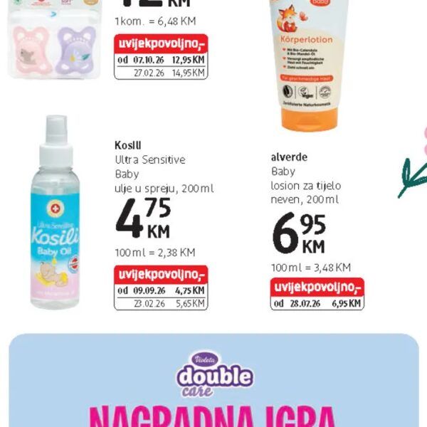 Kosili Ultra Sensitive Baby ulje u spreju 200 ml