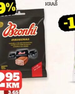 Kraš Bombone Bronhi 200 g, Crvena jabuka