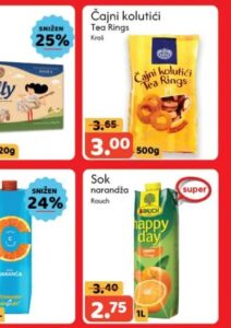 Kraš Čajni kolutići Tea Rings 500 g, Amko