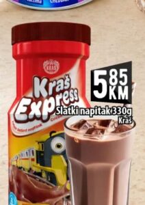Kraš Express slatki napitak 330 g, Kort