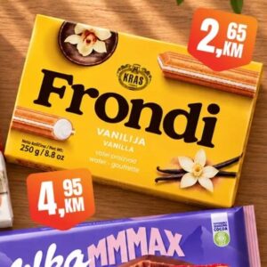 Kraš Frondi Maxi vanilija 250 g, Fortuna