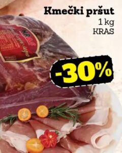 Kraš Kmečki pršut 1 kg, Tropic