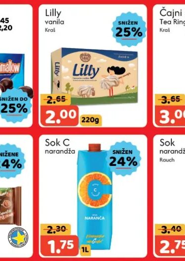 Kraš Lilly vanila 220 g