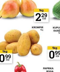 Krompir kg, Konzum i Mercator