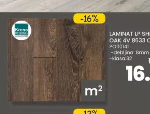 Krono Original LAMINAT LP SHIRE OAK 4V 8633 CLICK m2, FIS