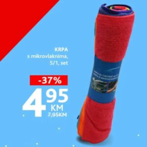 KRPA s mikrovlaknima 5/1 set, Konzum i Mercator