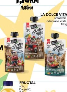 La Dolce Vita smoothie 180g, Konzum i Mercator