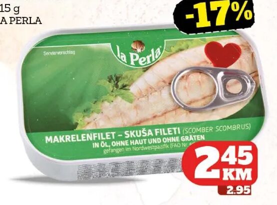 La Perla Fileti skuše 115 g